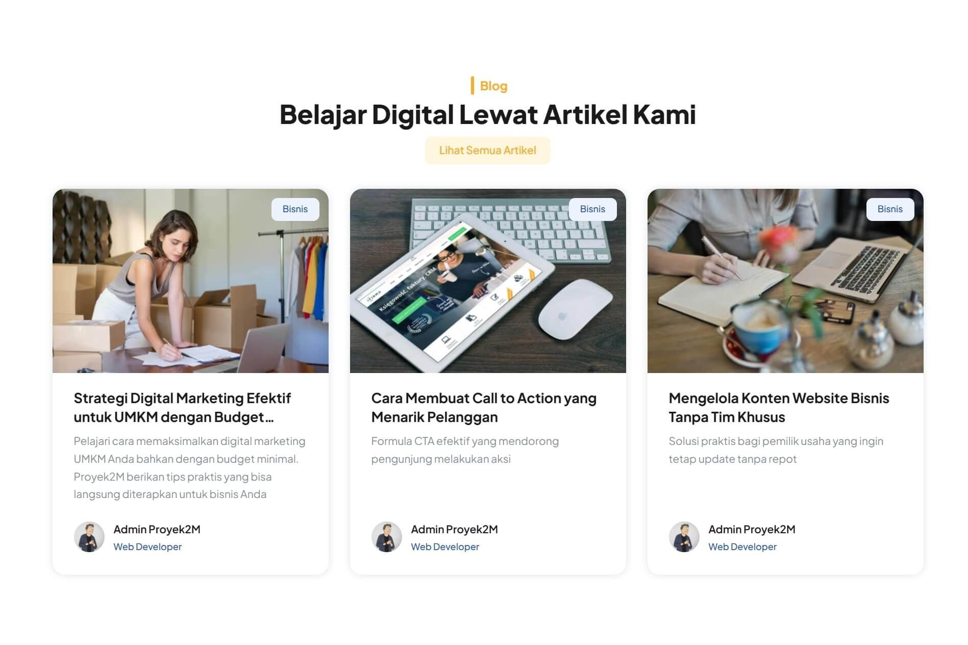Proyek2M Listing Post